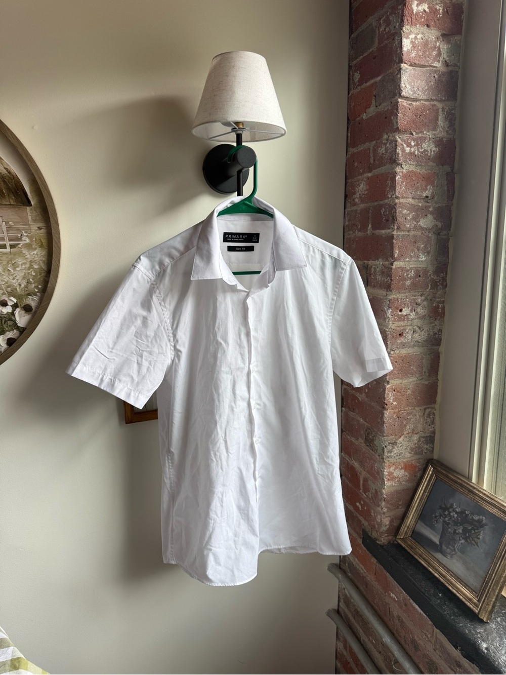 Primark White Short-Sleeve Dress Shirt